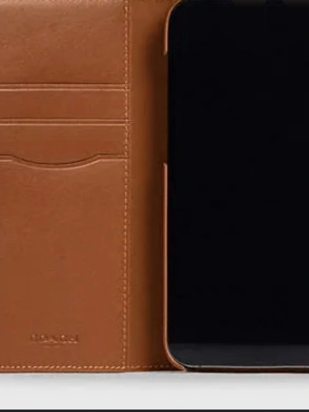 COACH Brown Folio Case for 2024 iPhone
